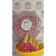 kapit roll perisa strawberry , kapit roll moden , kapit penuh dengan perisa strawberry 400g Homemade