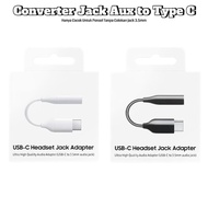 [S] Type C to Headphone Jack 3.5mm Converter / Aux to Type C Jack Converter / Type C Headset Connect
