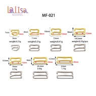 Slider Bra Accessories Pack Of 10 Pieces (Alloy Hook Number 9) Alloy 9 buckle (D-1-E MF-021)