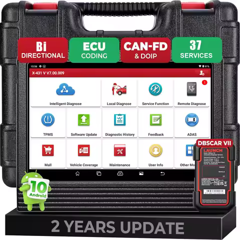 2025 LAUNCH X431 Pro V5.0 Elite Bi-directional Car Diagnostic Tool,OEM Full System, 37+ Services,Onl