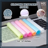 (11-17inch) MR PREMIUM QUALITY Universal Silicone Keyboard Protector cover for Laptop pelapik papan 