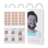 Salorie ลดการนอนกรน Boost Oxygen Extra Strength Snoring Solution Breathing Nasal Strip Starter Kit เ