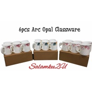 NEW YEAR SALES  6pcs Arc Opal Glassware/Cawan Mug Opal
