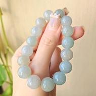招財•轉運|莫蘭迪細糯微冰多寶大卡珠|緬甸A貨翡翠手串珠串