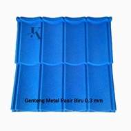 Genteng Metal Pasir Biru / Atap Genteng Pasir / Genteng 8 Daun / Metal