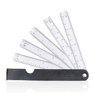 Plastic Architect Engineering Drafting Metric Fan Scale Ruler, Foldable Measuring Scale Ruler
