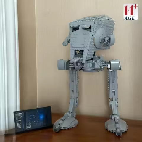 2025 New Kids' Brick Building Kit Walker Model Sets 75417 Blocks 1513PCS Handmade Toys Ideal Birthda