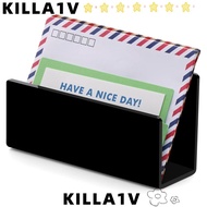 KILLA1V Envelope Mail Sorter, Acrylic 17.5 X 5.5 X 10cm Acrylic Mail Holder, Practical Different Col