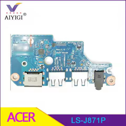 Original For Acer Nitro AN515-55-53AG 15.6 Audio USB Board With Cable LS-J871P