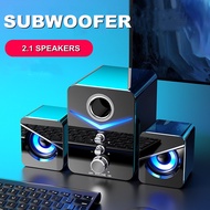 Computer Speaker Wired/Bluetooth Desktok Laptop 2.1 Subwoofer Audio Speakeer