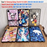 For Samsung Galaxy Tab A8 10.5 inch 2021 SM-X200 Cute Cartoon Anime Shockproof TPU Soft Back Cover T