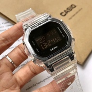 The Actual Product Is Very Handsome Talent Essential Ice Tough Series New Listing CASI*G-SHOCK-DW5600Small Square Watch Waterproof Transparent Strap Electronic Watch