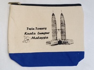 Malaysia Souvenir TC1 COSMATIC BAG KL TWIN TOWER