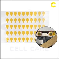 STICKER CAMERA LENS PROTECTOR KAMERA KACA PROTECTION POLYIMIDE TAPE BIG - 7.1MM GELASUS LENS KACA BE