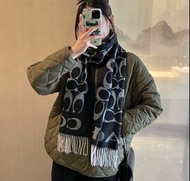 coach cashmere scarves shawl男女款圍巾羊絨羊毛保暖圍巾圍脖