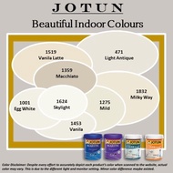 Jotun 1L Majestic True Beauty / Essence Cover Plus / 1624 / 1001 / 1453 / 1275 / 1359 / 1519 / 1832 