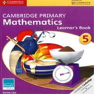 หนังสือเรียนคณิตศาสตร์และสมุดงานคณิตศาสตร์สำหรับเด็กและนักเรียนระดับประถมศึกษา—Primary School Student's Children's Mathematics Textbook Workbooks Exercise Book “Cambridge Primary Mathematics Grade 1/2/3/4/5/6”