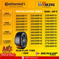 Continental Run-Flat | SSR Rim 17-18-19-20 inch Tire [100% ORIGINAL]