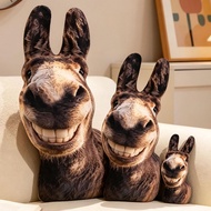 💖Taiwan Hot Sale💖Creative Happy Little Donkey Pillow Happy Little Donkey Abstract Pillow Plush Toy D