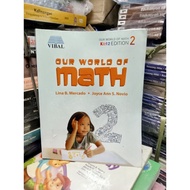 OUR WORLD OF MATH GRADE 2(used book)