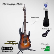 GITAR ELEKTRIK IBANEZ RG SERIES BODY MAHOGANY - Hitam - Sunburst