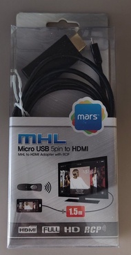 Mars MHL Micro USB 5pin 轉 HDMI 線