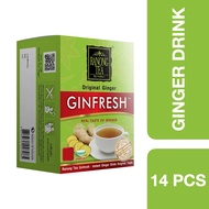 Ranong Tea Ginfresh Ginger Tea Original 14 Sachets ++ ระนองที ชาขิงจินเฟรช ออริจินัล 14 ซอง