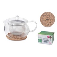 HARIO - 450ml玻璃茶壺連茶隔 (CHJMN-45T-CP) 耐熱玻璃