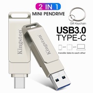 DataTraveler 2 in 1 Usb Flash Drive 512GB Type-C Pendrive For Phone Pendrive Storage