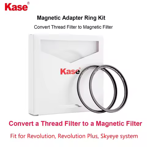 Kase Magnetic Filter Adapter Ring Convert Thread Screw-in Filter to Magnetic Lens Filter 49/52/58/72