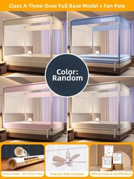 JIFANPAUL | Drop Preventing Full Base 3 Doors Bedroom Guardrail Dome Tent