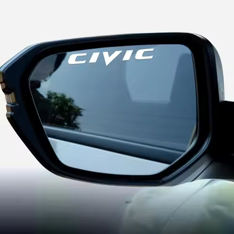 4Pcs PVC Mugen Honda Letter Decal Stickers For Honda Civic CRV Accord Fit Jazz HRV City Odyssey Step