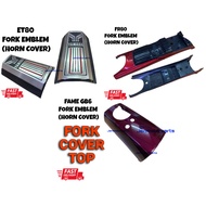 FAME GB6 Y80  HORN COVER FR80 ET80 FORK EMBLEM HORN COVER ET80 CENTER COVER FRONT COVER DEPAN ET80 #