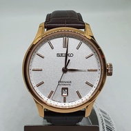 [Original] Seiko SRPD42J1 Presage Automatic Zen Garden White Brown Leather Men's Watch