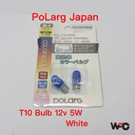 Polarg T10 Bulb Colour Amber 12v 5W Japan T10 white Bulb