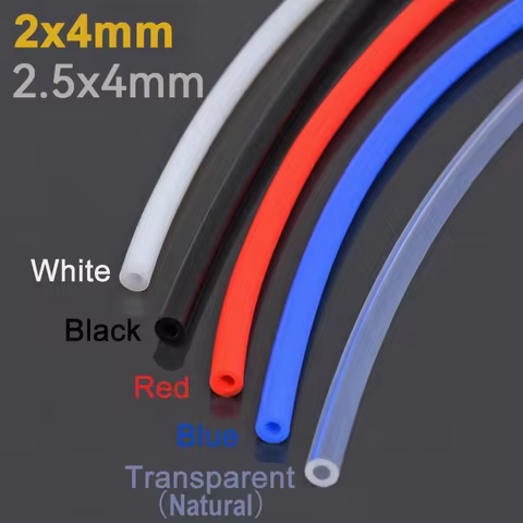 1/2/4M Bowden Extruder PTFE Tube for J-Head/Ender 3/Bambu Lab P1P AMS A1 Mini 1.75mm Filament ID 2/2