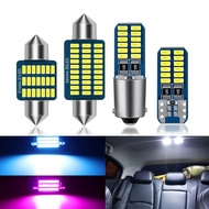 1pcs T10 LED W5W BA9S T4W C5W LED Bulbs Vehicle Interior Map Dome Trunk Light Car Lighting C10W Auto