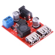 Phone charging circuit from 12V 24V battery. 5V 3A 2 USB low voltage circuit for phone charging in t