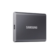SSD แบบพกพา T7 Samsung | ตัวเลือก1TB 2TB 4TB | รวมสายเคเบิล USB-C | เหมาะสำหรับการตัดต่อวิดีโอ4K | ก