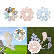 [svzfjuv] 9-Piece Golf Iron Head Cover Set, Golf Club Iron Head Cover, Golf Club Cover Protector Mad