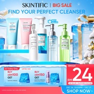 SKINTIFIC Cleanser Collection pencuci muka Salicylic Acid Gel Cleanser Face Wash Amino Acid Oil Cont
