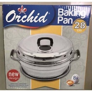[DK] BAKING PAN ORCHID 28 cm / panggangan kue / pemanggang kue bolu / 8 Telur
