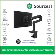 Ergotron LX Desk Mount LCD Arm | Matte Black/Polished Aluminium/White | Monitor Arm | 10 Years Local