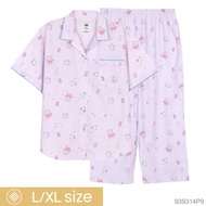 Josilins ชุดนอน ผู้หญิง ลิขสิทธิ์ ดิสนีย์ Disney Marie แมว มารี เสื้อคอปก แขนสั้น ขายาว ผ้าวูเว่น พล