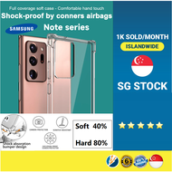 Anti Shock Casing Samsung Phone Case Note 20 Ultra Note 10 Plus Note 10+ Lite 9 8 5 Clear Transparent TPU Galaxy Cover