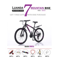 LUANDA Mountain bike 26 inch mountain bike 3*7/21 speed adult bike