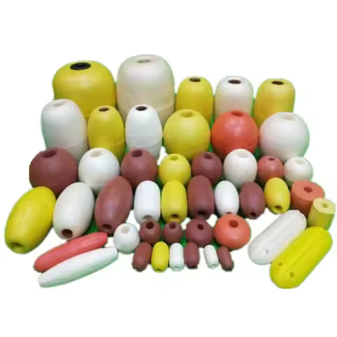 hard PVC foam floating ball aquaculture float ball buoy for fishing net and fish cage buoy fishing t