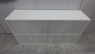 新北二手家具 推薦-IKEA 宜家 白色 5尺 收納櫃 五尺 儲物櫃 抽屜櫃 邊櫃 格櫃 淡水 樹林 林口 傢俱 避風港