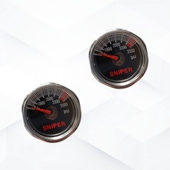 Manometer S OD 22 3500psi thread M10x1 Tyre Pressure Gauge