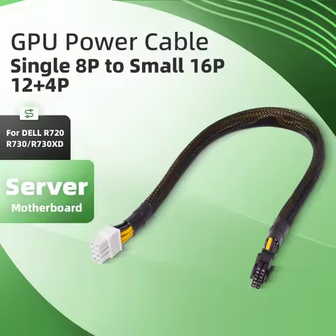 Server Graphics Card GPU Power Supply Line 8P to Single & Dual 6/8Pin Power Cable For DELL Dell R720